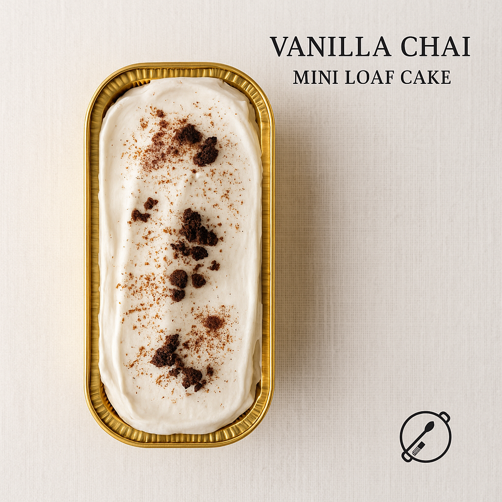 Vanilla Chai Mini Loaf Cake