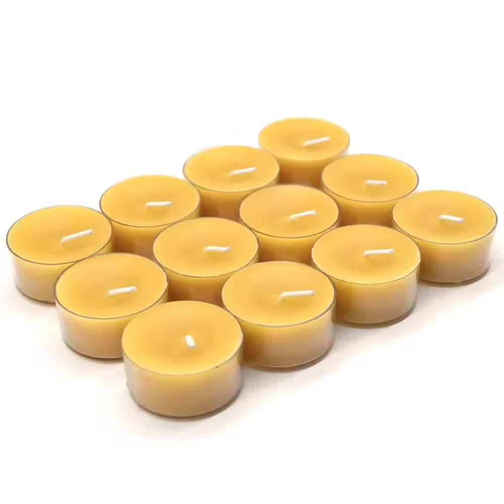 Beeswax Tealights – 12-Pack