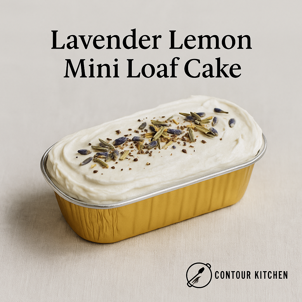 Lavender lemon Mini Loaf Cake