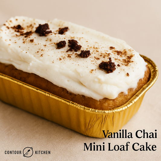 Mini pastel de vainilla y chai