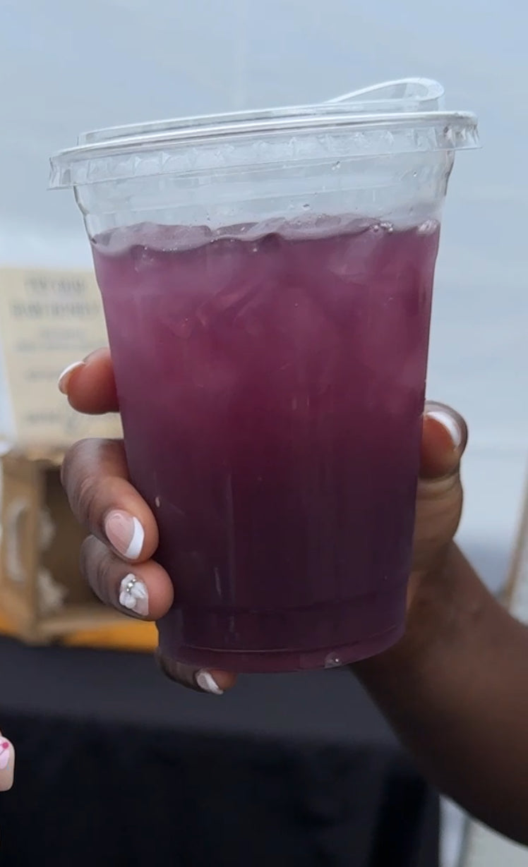 Strawberry Pineapple Hibiscus Iced Tea