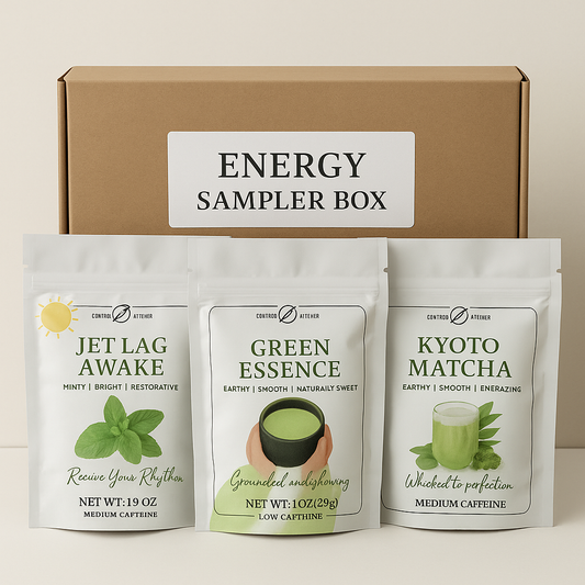 Energy Tea Sampler – Natural Boost Trio for Focus & Vitality