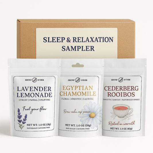 Relaxation Tea Sampler – Herbal Trio for Peaceful Evenings