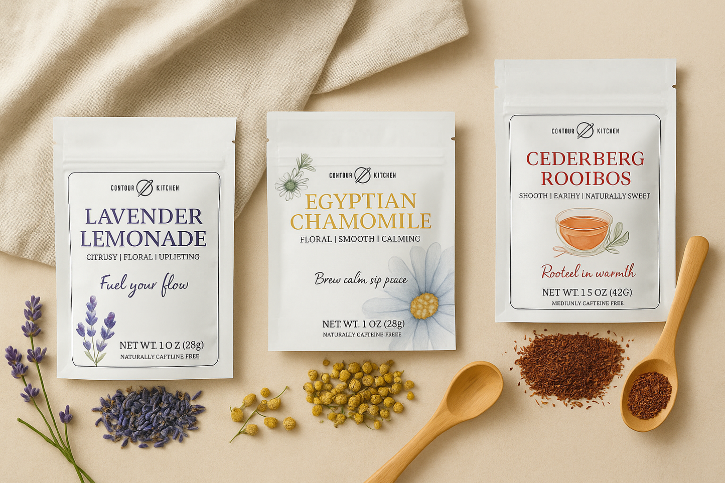Relaxation Tea Sampler – Herbal Trio for Peaceful Evenings