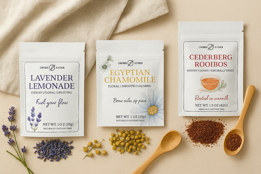 Té relajante: Trío de hierbas para veladas tranquilas