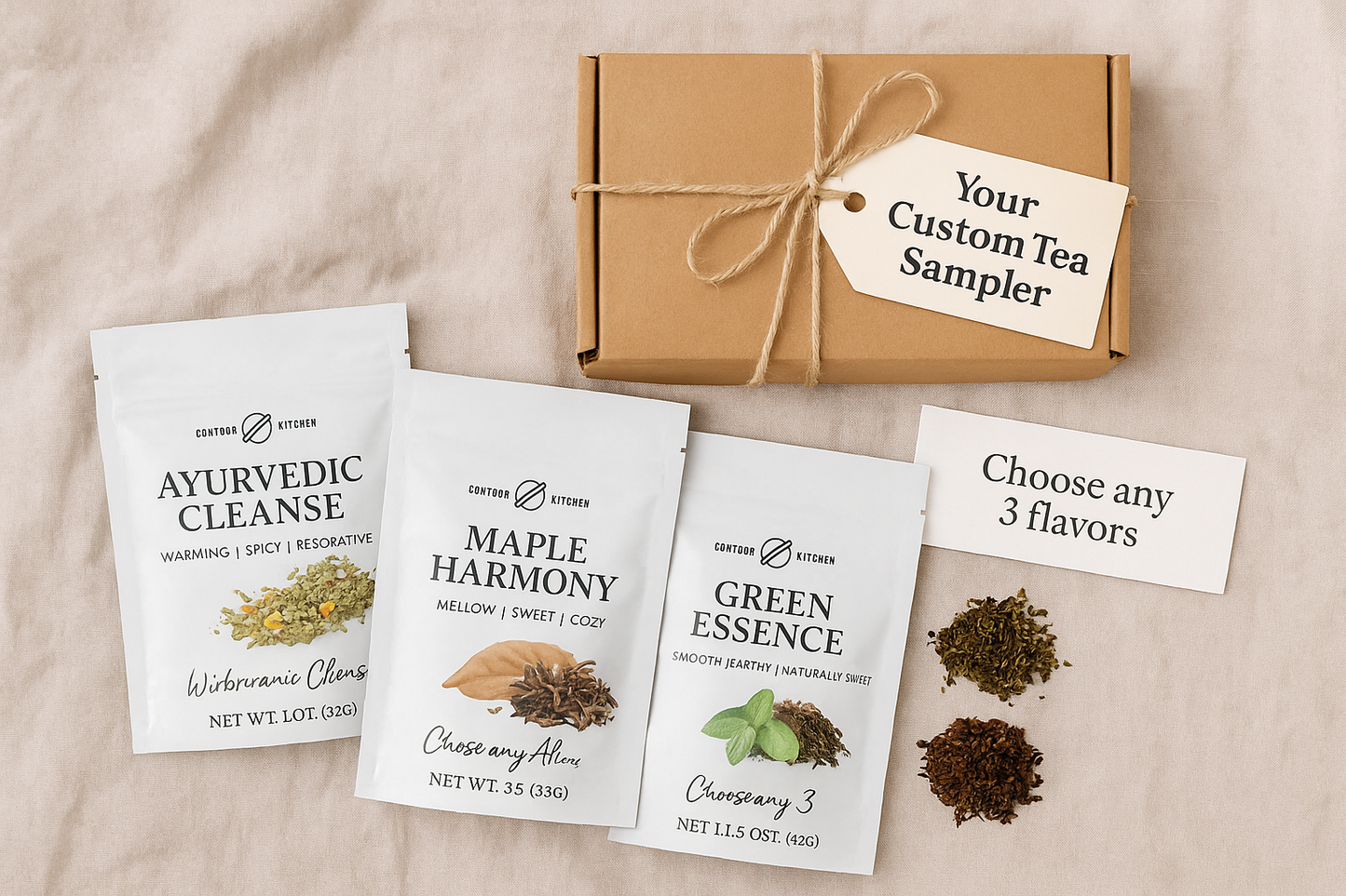 Build Your Own Tea Sampler – Choose 3 Flavors