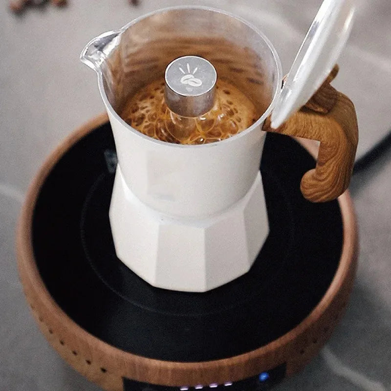 Calentadores eléctricos de cerámica de 220 V, para cafetera, moka y té, con temperatura ajustable de 1100 W.