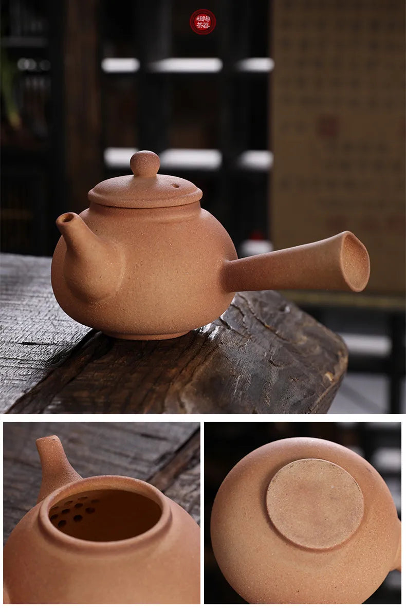 Handmade Pottery Teapot - High Temp Retro ceremonial