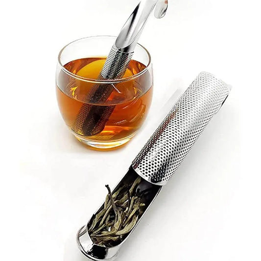 Colador infusor de té de acero inoxidable para especias, juego de ceremonias, tetera, infusor