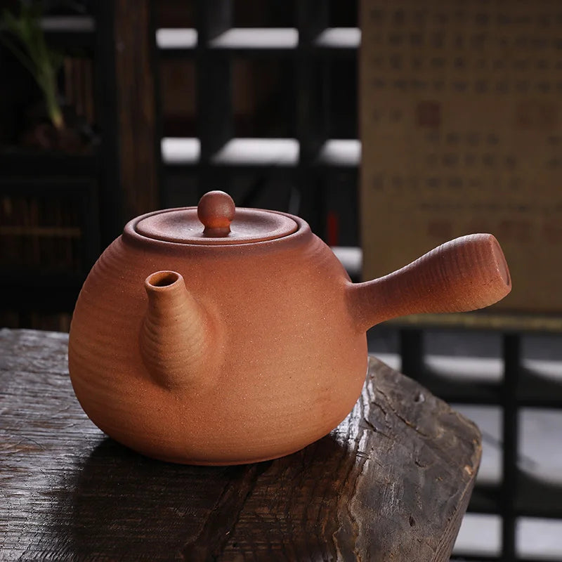 Handmade Pottery Teapot - High Temp Retro ceremonial