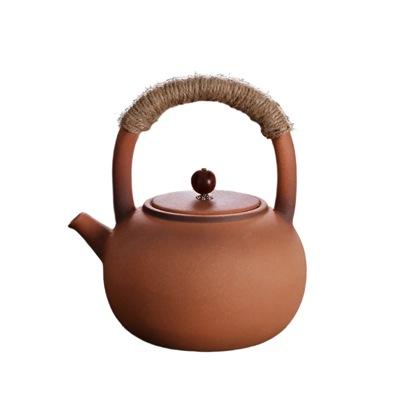 Handmade Pottery Teapot - High Temp Retro ceremonial