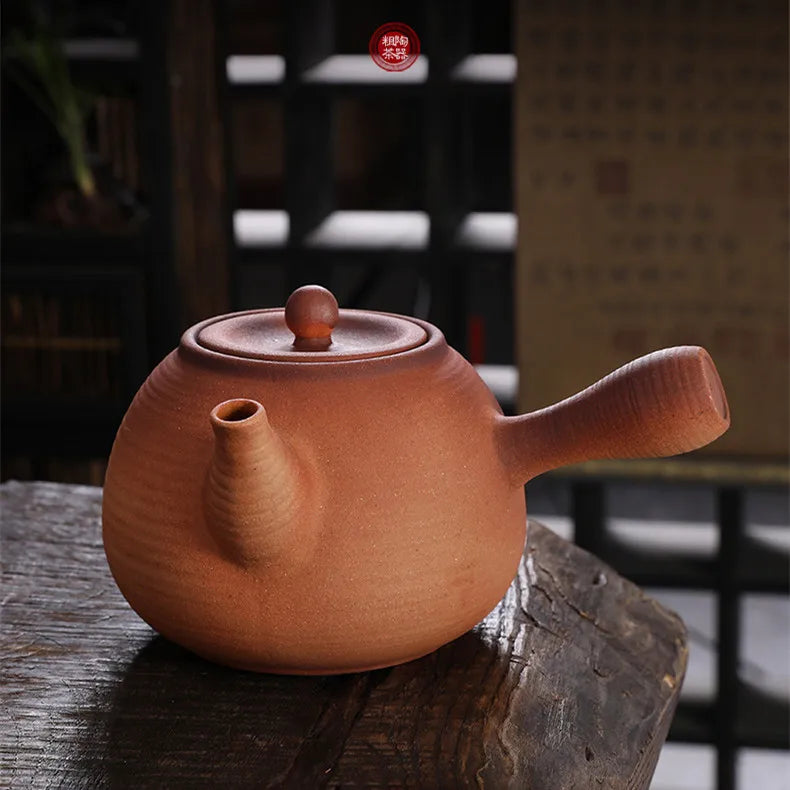 Handmade Pottery Teapot - High Temp Retro ceremonial