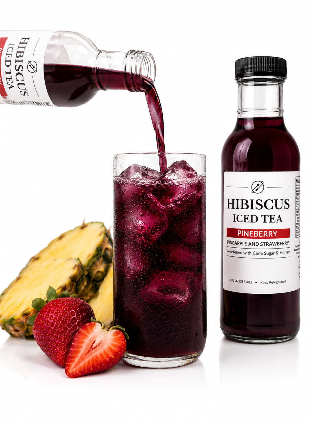 Pineberry  (Hibiscus Iced Tea)