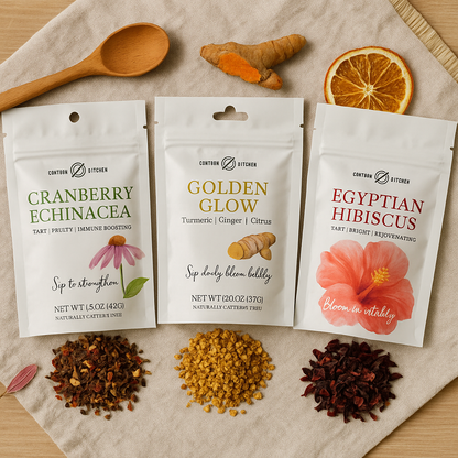 Immunity Tea Sampler – Herbal Wellness Trio for Daily Defense