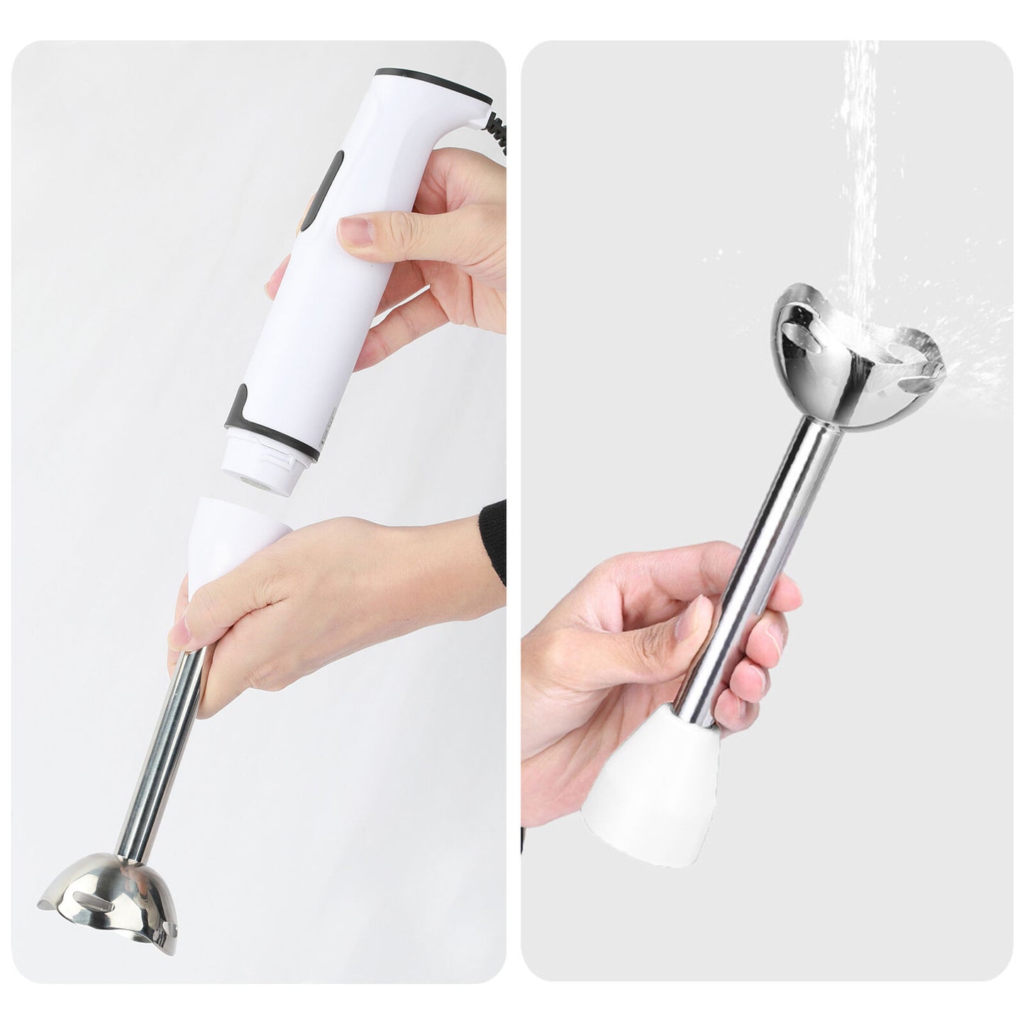 Hand Blender 400W Electric Stick Blender Curry Puree Food Mixer And Liquidiser