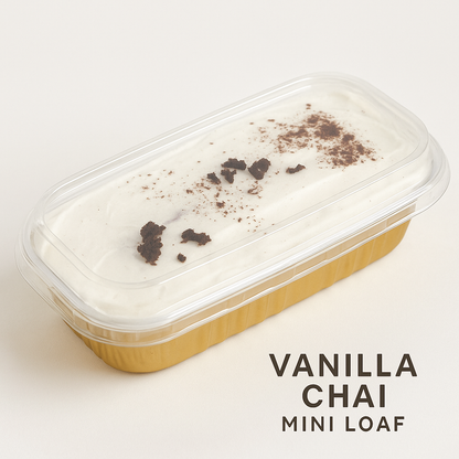 Vanilla Chai Mini Loaf Cake