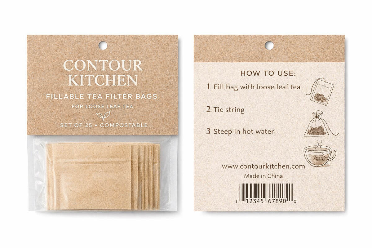 Non bleached tea bags