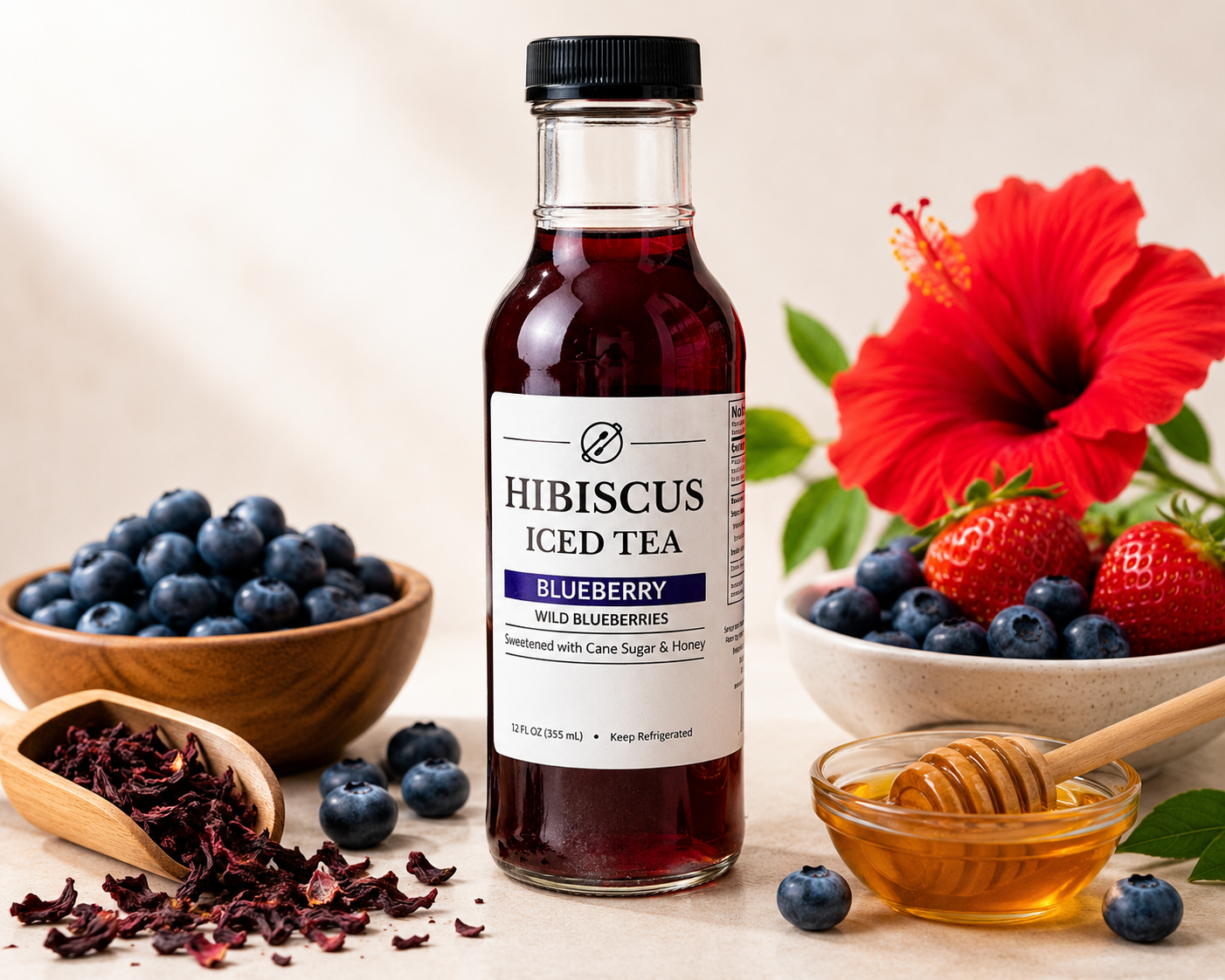 Wild Blueberry (Hibiscus Iced Tea)