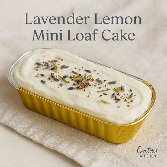 Lavender lemon Mini Loaf Cake