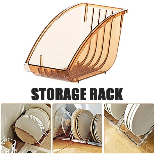 Simple Dinner Plate Lid Storage Rack Multi-Purpose Cabinet Shelf for Kitchen Accessories TS2  Kitchen Storage Organization