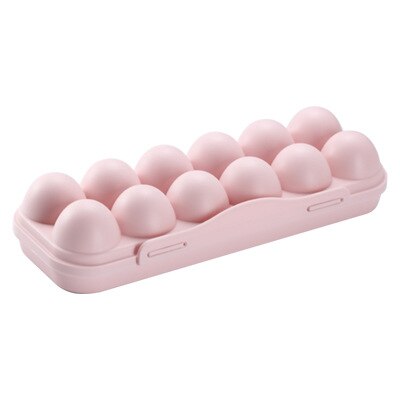 12/18 Grid Portable Egg Storage Box Refrigerator Storage Organizer Kitchen Egg Holder Tray Fridge Food Eggs Box Kitchen Gadget