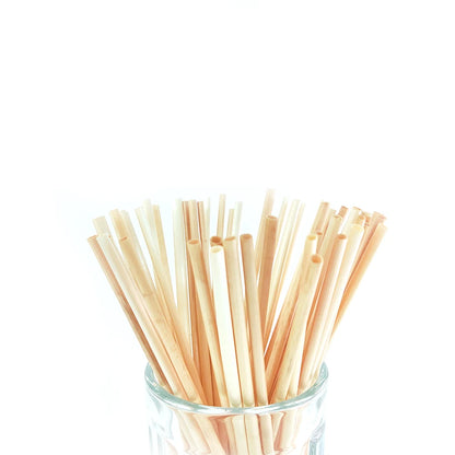 Eco-Friendly 50pcs/Pack Bamboo Drinking Straws cutlery Reusable  Suitable for Party /Birthday/Wedding /Bar/restaurant Tools