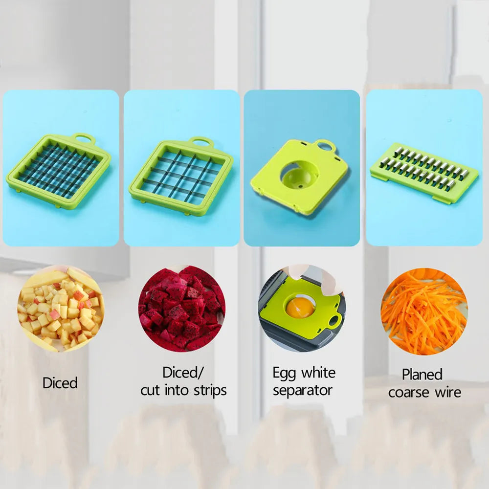 Vegetable Cutter Multifunctional Slicer Fruit Potato Peeler Carrot Grater Kitchen accessories basket vegetable slicer