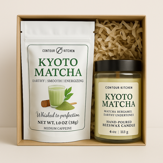 Kyoto Matcha Gift Set – Energizing Tea & Candle Duo
