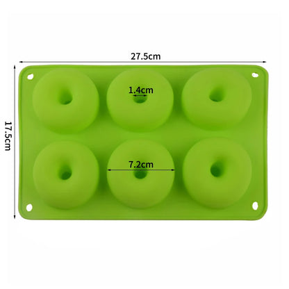 4 Size Silicone Baking Pan for Pastry Donuts Silicone Form Doughnut Mould DIY Cake Chocolate Bagels Dessert Bakery Tools