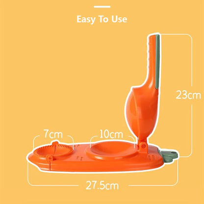 Dough Pressing Tool＆Dumpling Mold Pressing Set 2 In 1 Manual Dumpling DIY  Maker Noodle Press Household Kitchen Manual Bake Tool