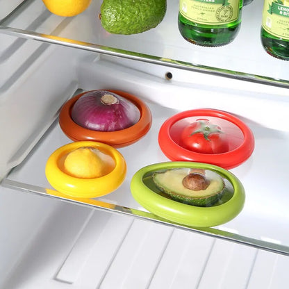 Fruit Vegetable Fresh-keeping Cover Avocado Food Storage Box Fruit Preservation Seal Cover Kitchen Tools Kitchen Accessories