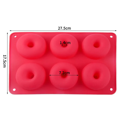 4 Size Silicone Baking Pan for Pastry Donuts Silicone Form Doughnut Mould DIY Cake Chocolate Bagels Dessert Bakery Tools