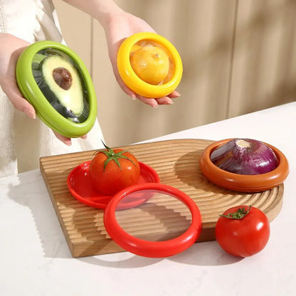 Fruit Vegetable Fresh-keeping Cover Avocado Food Storage Box Fruit Preservation Seal Cover Kitchen Tools Kitchen Accessories