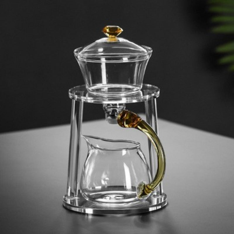 Glass Magnetic Tea Set Lazy Person  Making Tool Automatic   Pot