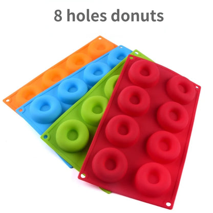 4 Size Silicone Baking Pan for Pastry Donuts Silicone Form Doughnut Mould DIY Cake Chocolate Bagels Dessert Bakery Tools