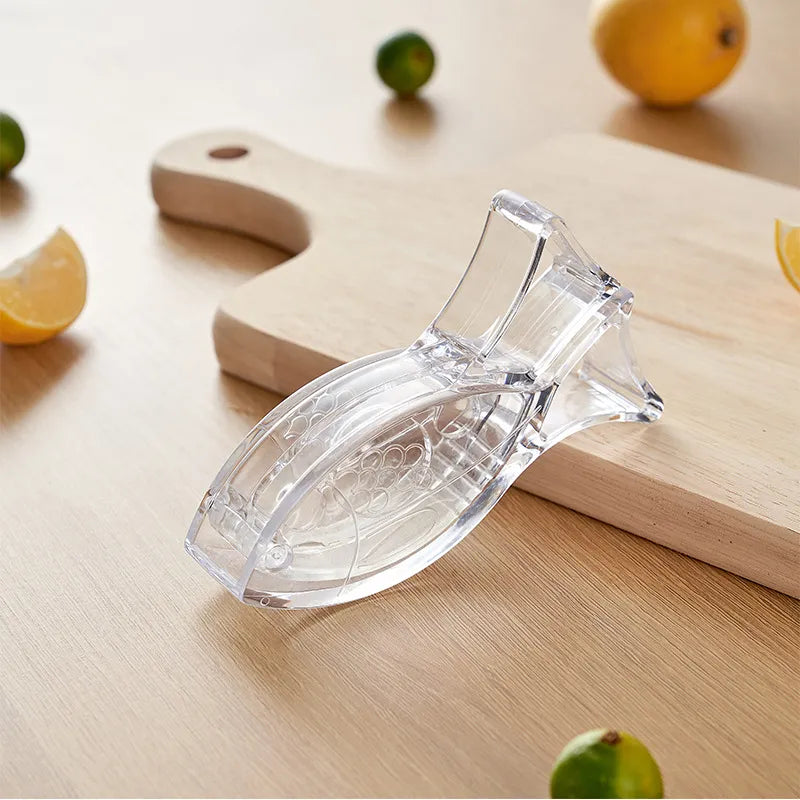 Lemon Manual Juicer Press Squeeze Fruit Mini Manual Juicer Bird Shape Transparent Portable For Orange Kitchen Home Slip Tool