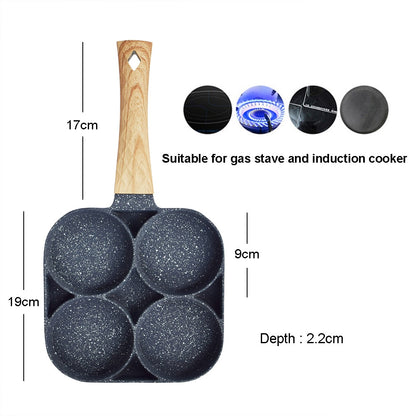 Four-hole Frying Omelette Pan