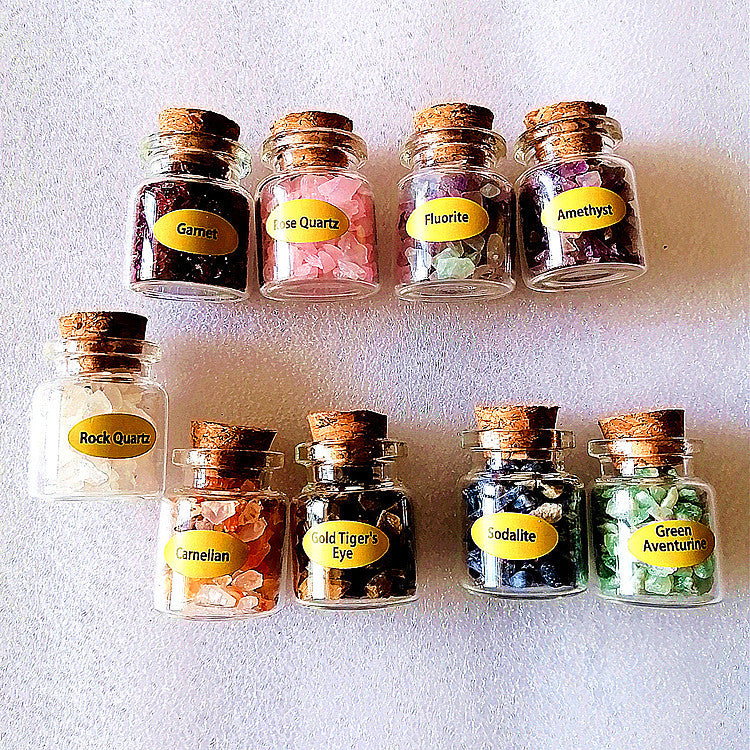 Mini Bottled Crushed Crystals for Bottle Crafts