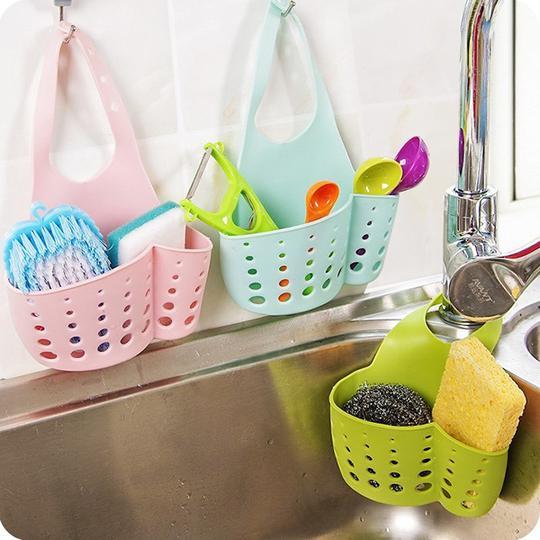 Adjustable Press Button Storage Basket