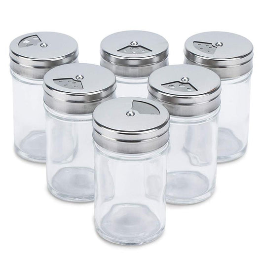 3/6pcs Glass Seasoning Bottle Set