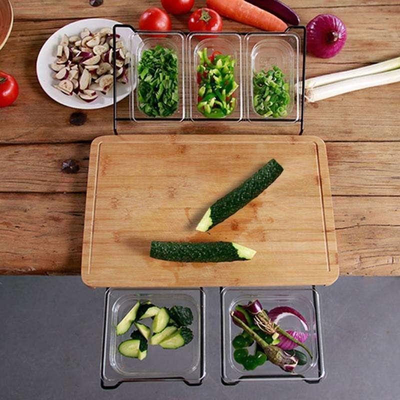 Bamboo Cutting Board with Storage box freeshipping - Kitchen-nista