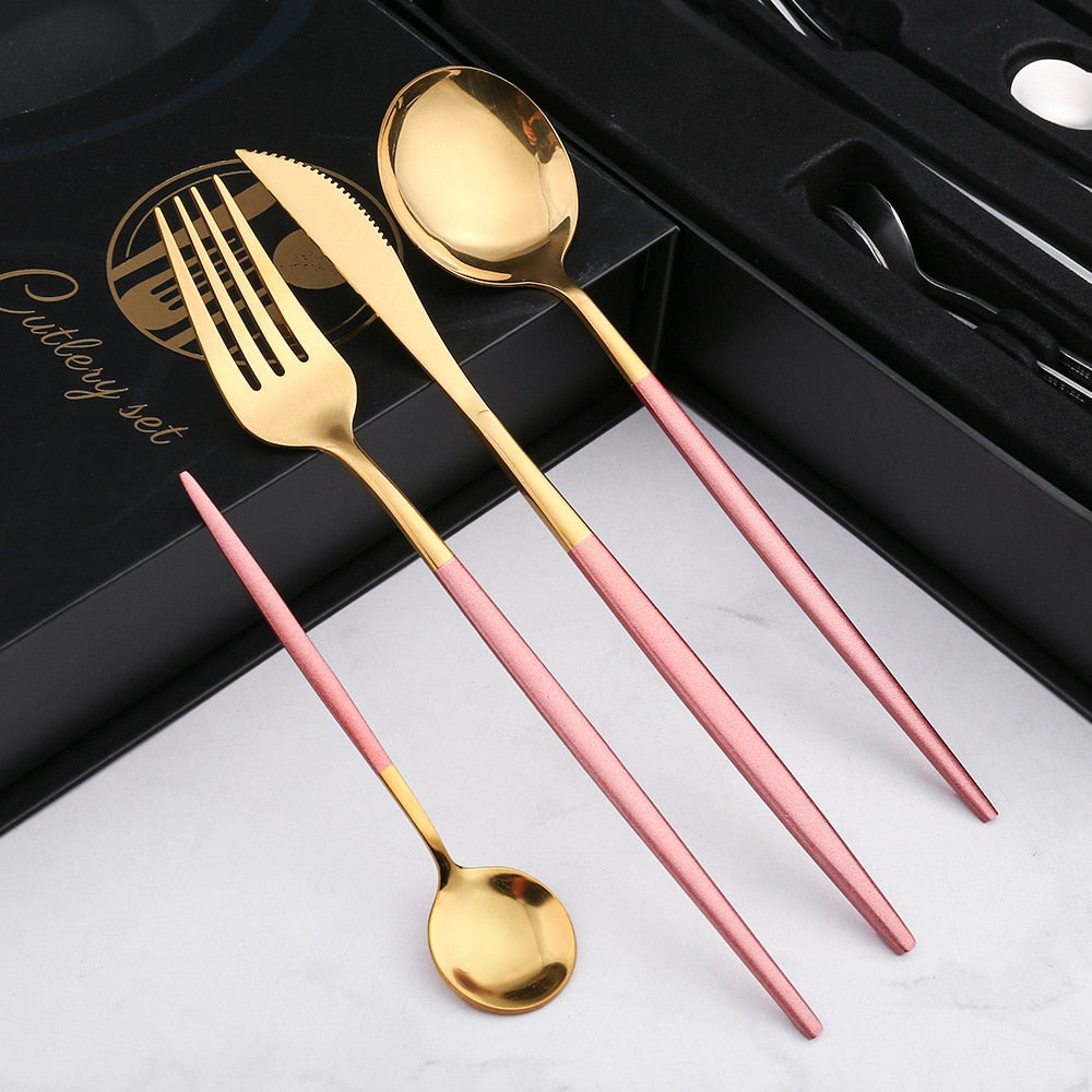 Stainless Steel Cutlery Set (16PCS)